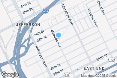 Map image of the property - 3312 Madison Ave