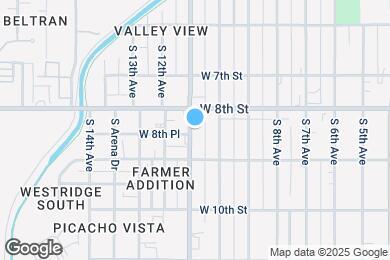 Map image of the property - 833 S Avenue A