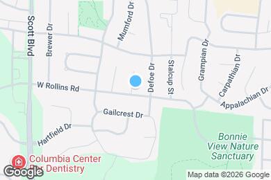 Map image of the property - 3809 W Rollins Rd