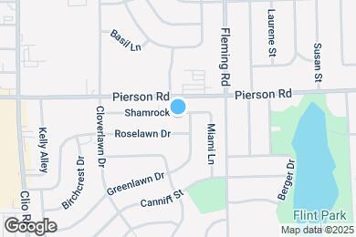 Map image of the property - 1709 Shamrock Ln