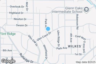 Map image of the property - 620 Glen Crest Dr