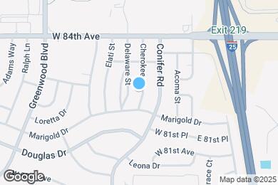 Map image of the property - 8239 Cherokee St