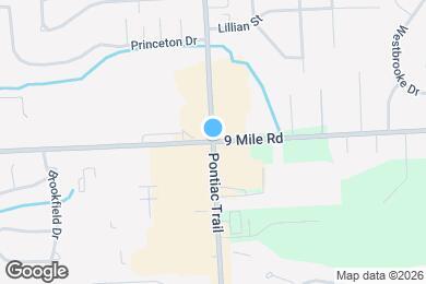 Map image of the property - 9 Mile and Pontiac Trl