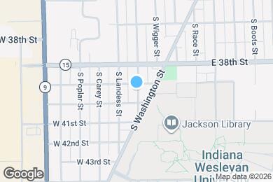 Map image of the property - 3910 S Harmon St