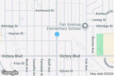 Map image of the property - 6504 Tujunga Ave