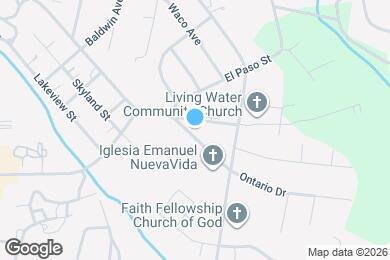 Map image of the property - 1347 Ontario Dr