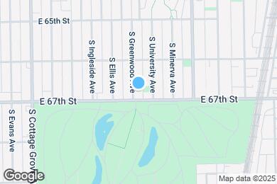 Map image of the property - 6649 S Greenwood Ave
