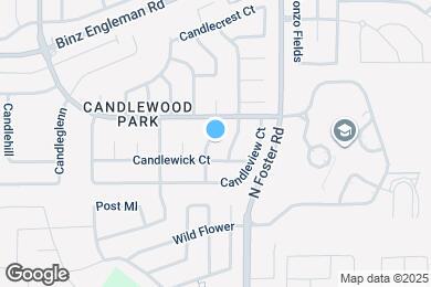 Map image of the property - 3616 Candleknoll Cir