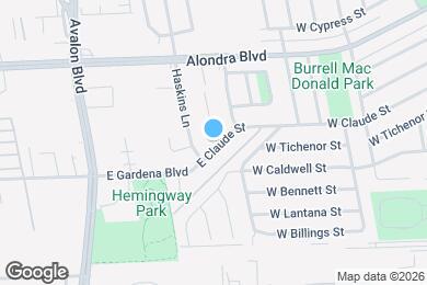 Map image of the property - 835 E Claude St