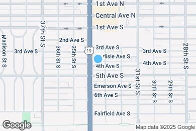 Map image of the property - 3337 4th Ave S
