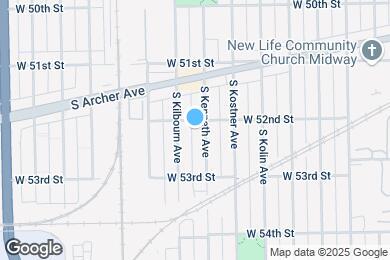 Map image of the property - 5208 S Kenneth Ave