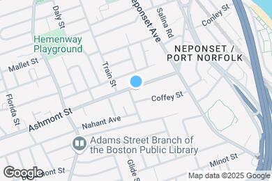 Map image of the property - 555 Ashmont St