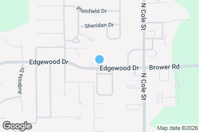 Map image of the property - 1486 Edgewood Dr
