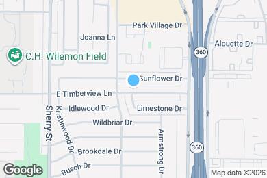 Map image of the property - 2419 E Timberview Ln