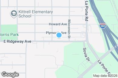 Map image of the property - 1821 E Ridgeway Ave