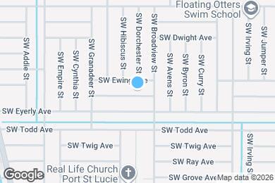 Map image of the property - 419 SW Exmore Ave