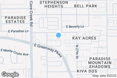 Map image of the property - 16033 N 25th St