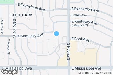 Map image of the property - 11995 E Kepner Dr