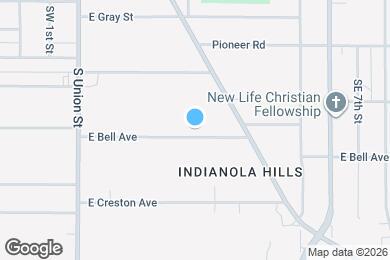 Map image of the property - 304 E Bell Ave