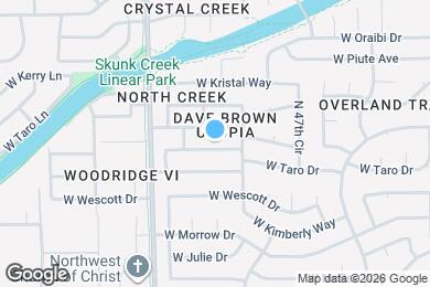 Map image of the property - 4826 W Ponderosa Ln