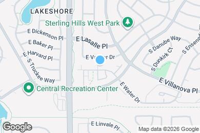 Map image of the property - 18721 E Water Dr