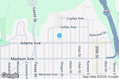 Map image of the property - 4722 Oregon St