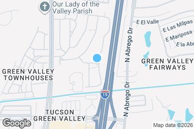 Map image of the property - 328 N Calle Del Chancero