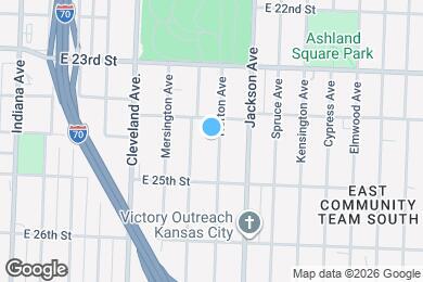 Map image of the property - 2418 Norton Ave
