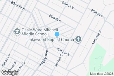 Map image of the property - 745 82nd Pl S