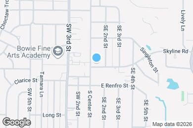 Map image of the property - 808 South Center