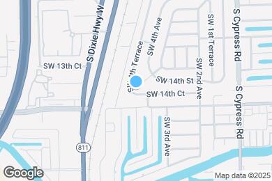 Map image of the property - 455 SW 14th Ct