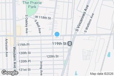 Map image of the property - 2123 W 119th St
