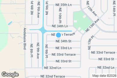 Map image of the property - 1015 NE 34th St