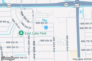 Map image of the property - 4401 NW 7th St