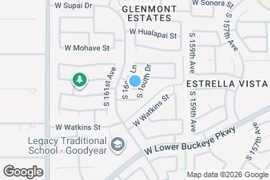 Map image of the property - 2172 S 160th Dr