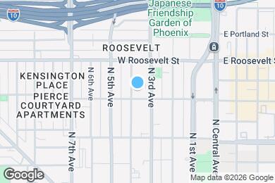 Map image of the property - 805 N 4th Ave