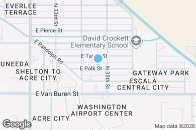 Map image of the property - 3434 E Polk St