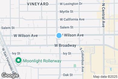 Map image of the property - 116 N Pacific Ave