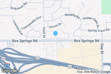 Map image of the property - Vista Springs Apartments