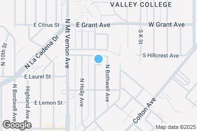 Map image of the property - 1350 N Fairview Ave