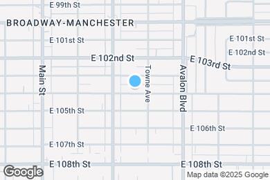 Map image of the property - 337 E 104th St