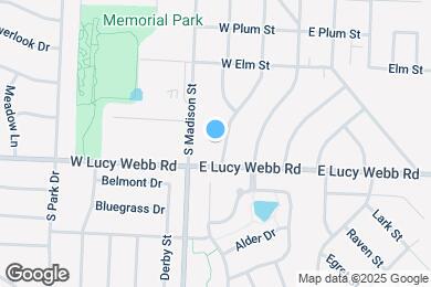 Map image of the property - 518 S Adams St
