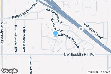 Map image of the property - 9757 Spinnaker Blvd NW