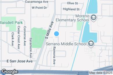 Map image of the property - 9266 Ramona Ave