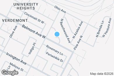 Map image of the property - 6310 N Wisteria Ave