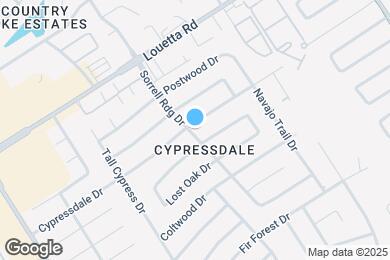 Map image of the property - 3919 Cypressdale Dr