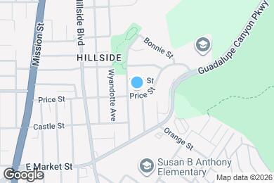 Map image of the property - 577 Price St