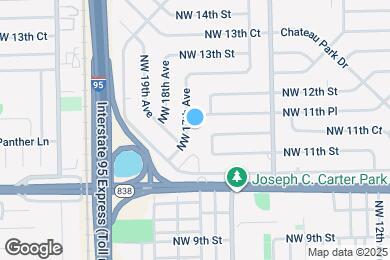 Map image of the property - 1120 NW 17th Ave