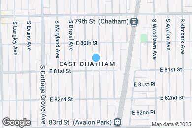Map image of the property - 8046 S Ellis Ave