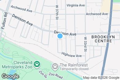 Map image of the property - 3857 W 37th St